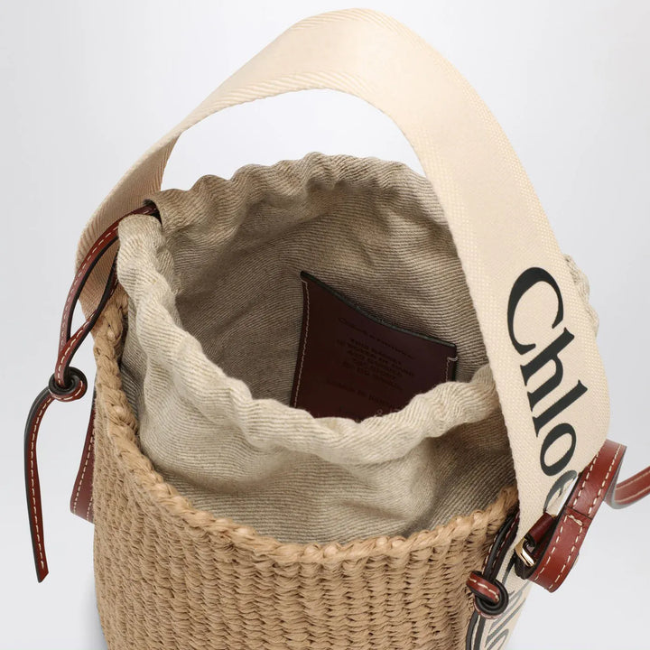 Chloé - Small Woody raffia bucket bag Brand Apparel &amp; Accessories TU