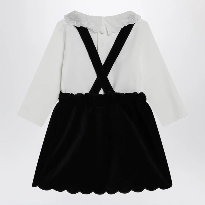 Chloé - White and blue velvet dress Brand Apparel &amp; Accessories 2A