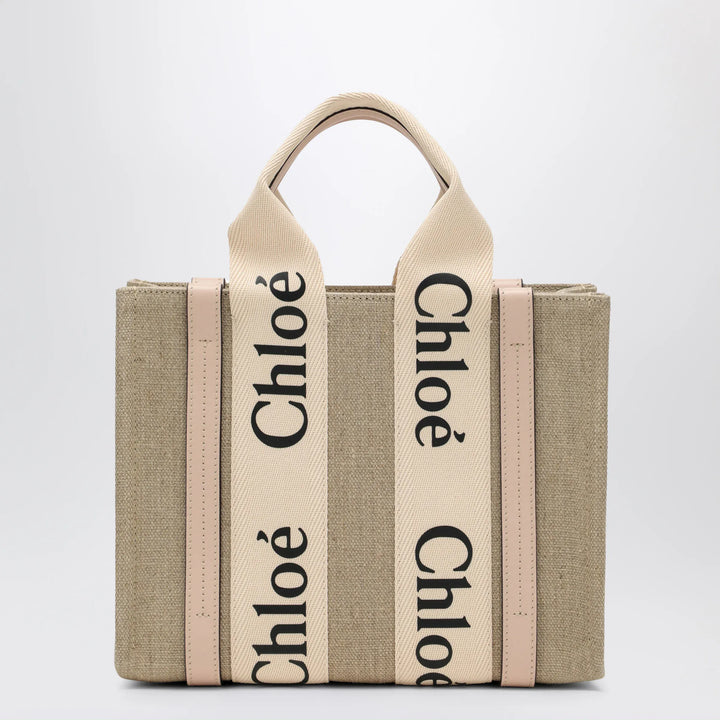 Chloé - Woody little bag in beige canvas Brand Apparel &amp; Accessories TU