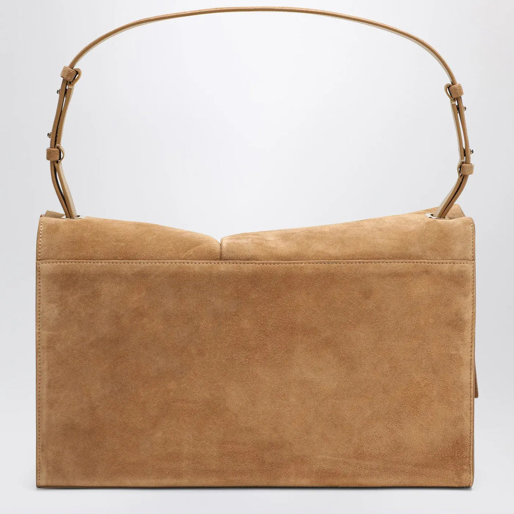 Christian Louboutin - Baggy small beige shoulder bag in suede Brand Apparel & Accessories TU