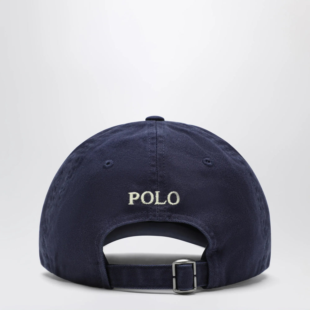 Polo Ralph Lauren - Navy blue cotton baseball cap Brand Apparel & Accessories > Clothing Accessories > Hats U