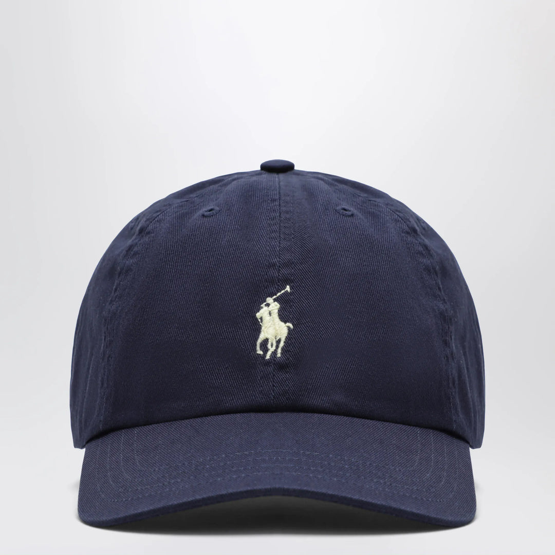 Polo Ralph Lauren - Navy blue cotton baseball cap Brand Apparel & Accessories > Clothing Accessories > Hats U