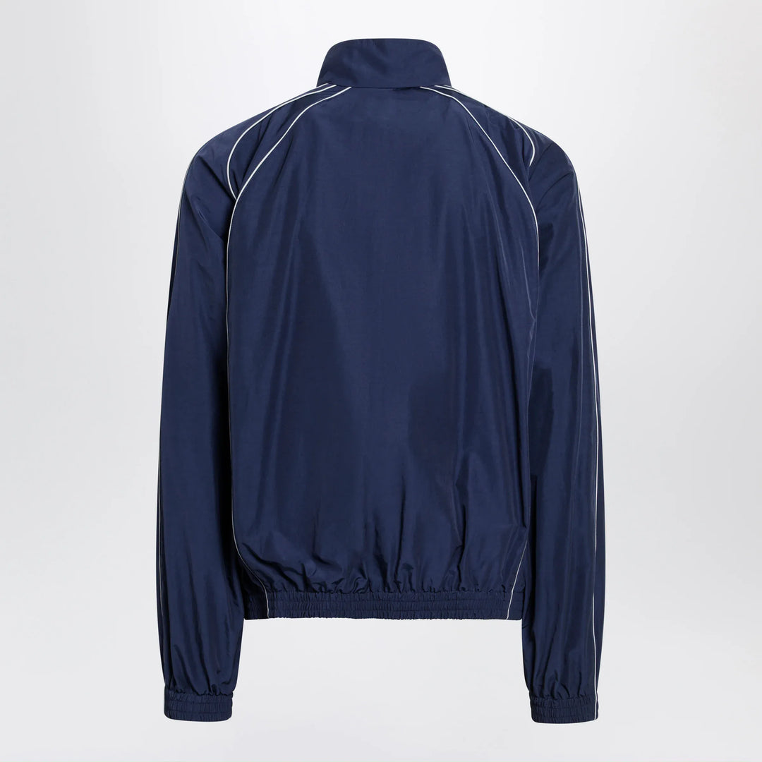 Balenciaga - Bodies track jacket in dark navy poplin Brand Apparel &amp; Accessories > Clothing > Outerwear > Coats &amp; Jackets