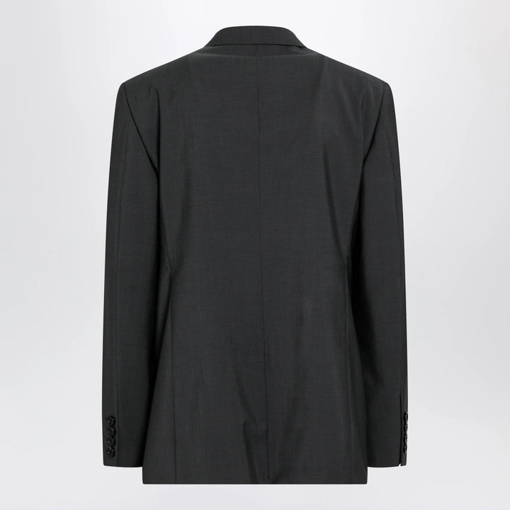 Valentino - Single-breasted wool and mohair jacket in black Brand Apparel &amp; Accessories > Clothing > Outerwear > Coats &amp; Jackets