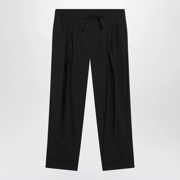 Dolce&amp;Gabbana - Classic cotton poplin trousers in black Brand Apparel &amp; Accessories > Clothing > Pants 50 IT