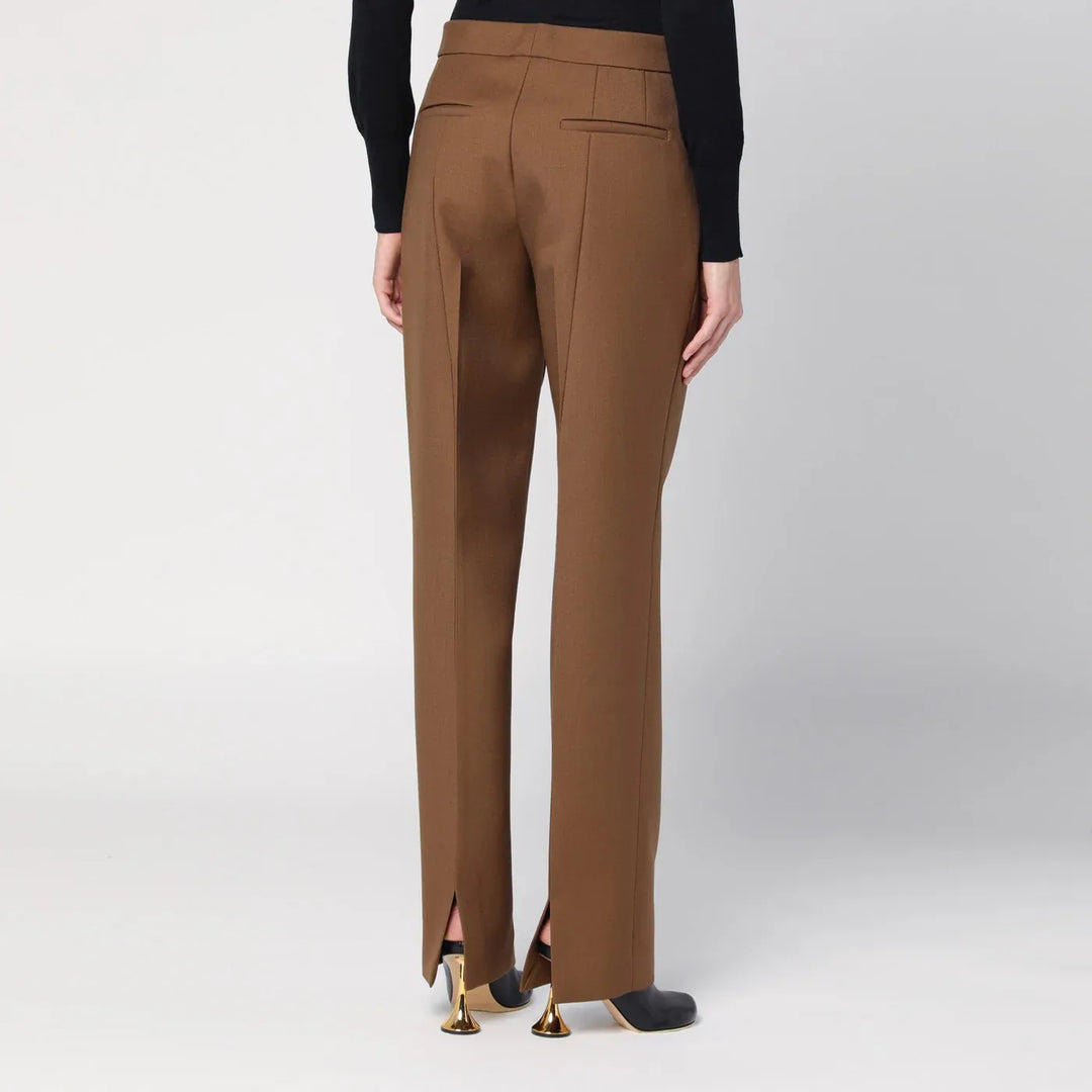 Jil Sander - Brown wool trousers Brand Apparel &amp; Accessories > Clothing > Pants 36  FR