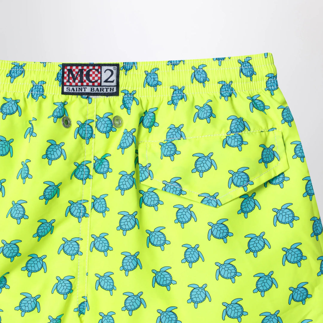 MC2 Saint Barth - Jean swimwear with turtle print Brand Apparel &amp; Accessories > Clothing > Pants