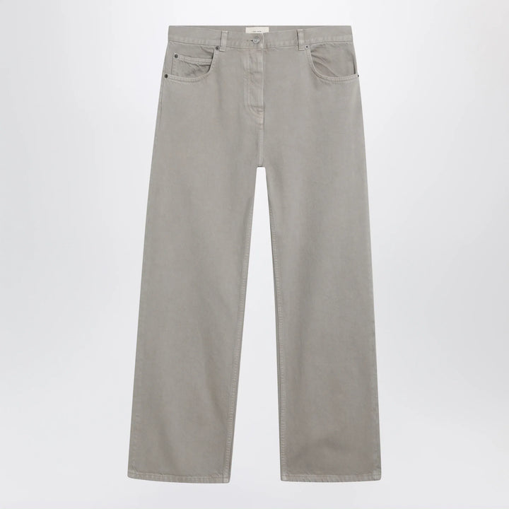 The Row - Finbar cotton jeans in smoke grey Brand Apparel &amp; Accessories > Clothing > Pants 26