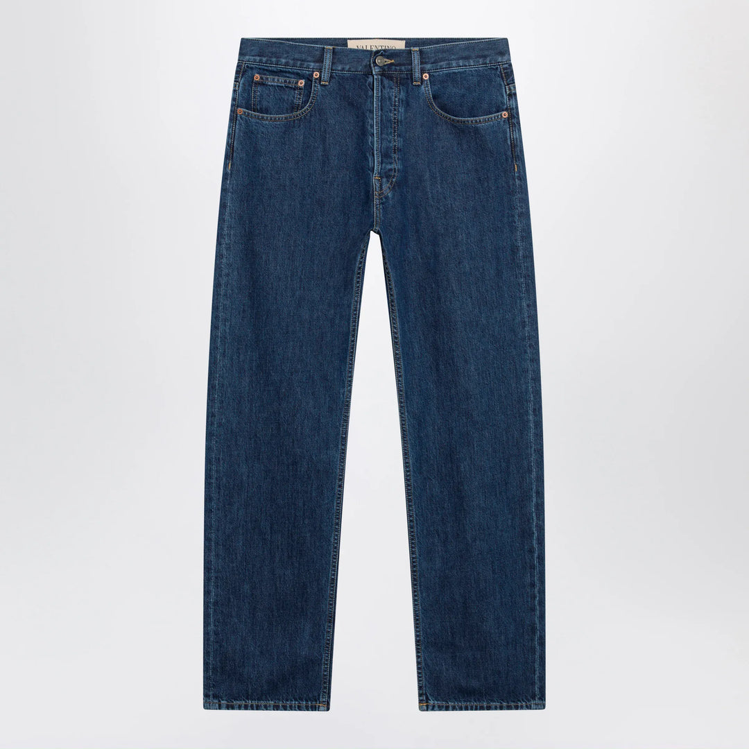 Valentino - Blue jeans with Vlogo detail Brand Apparel & Accessories > Clothing > Pants 31