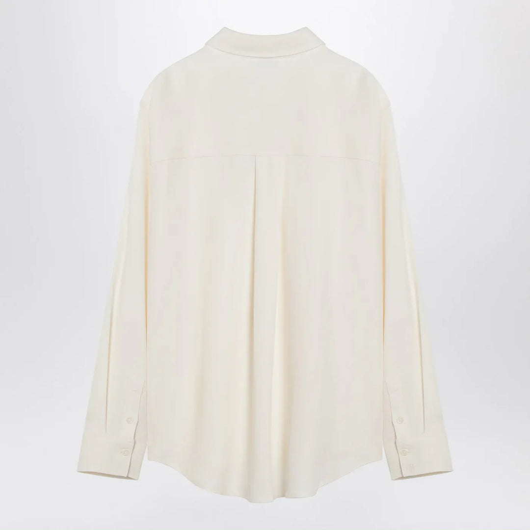 ANINE BING - Ivory Braxton shirt Brand Apparel &amp; Accessories > Clothing > Shirts &amp; Tops M