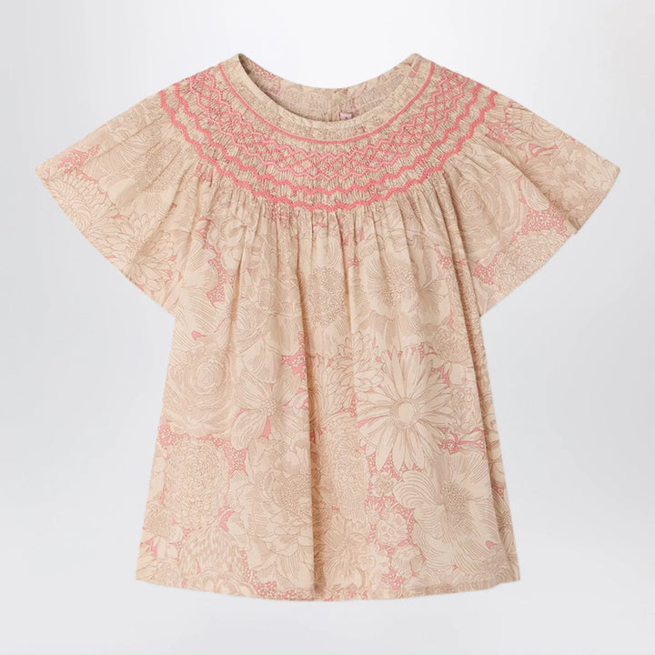 Bonpoint - Adelice pink blouse in Liberty fabric Brand Apparel &amp; Accessories > Clothing > Shirts &amp; Tops