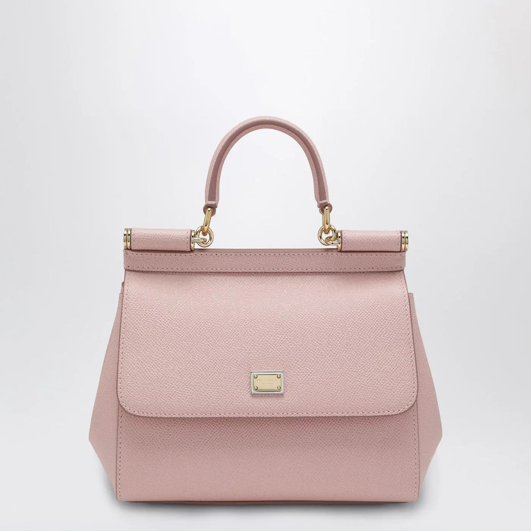 Dolce&amp;Gabbana - Medium Sicily top-handle bag in pink Brand Apparel &amp; Accessories > Clothing > Shirts &amp; Tops TU
