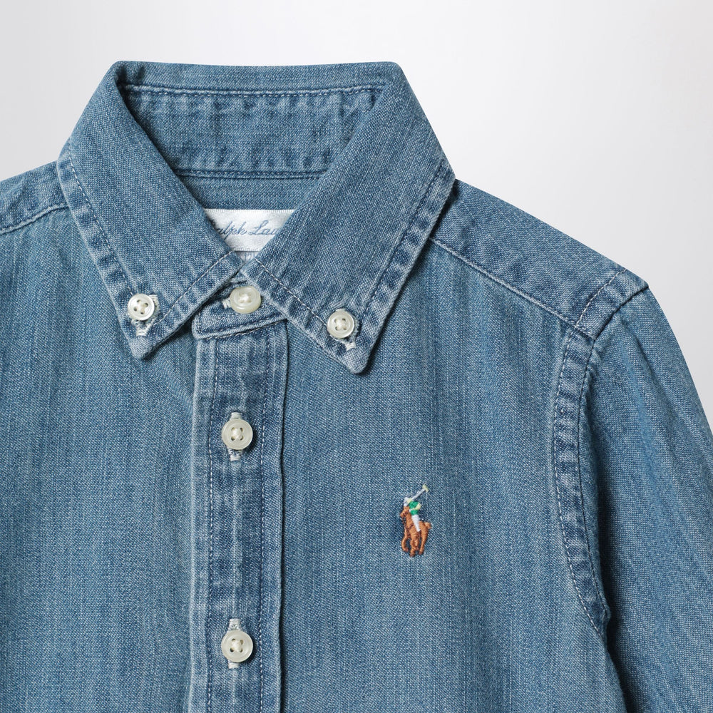 Polo Ralph Lauren - Blue denim shirt Brand Apparel & Accessories > Clothing > Shirts & Tops