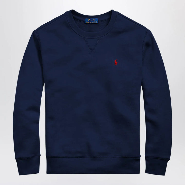 Polo Ralph Lauren - Navy blue cotton blend sweatshirt Brand Apparel &amp; Accessories > Clothing > Shirts &amp; Tops M