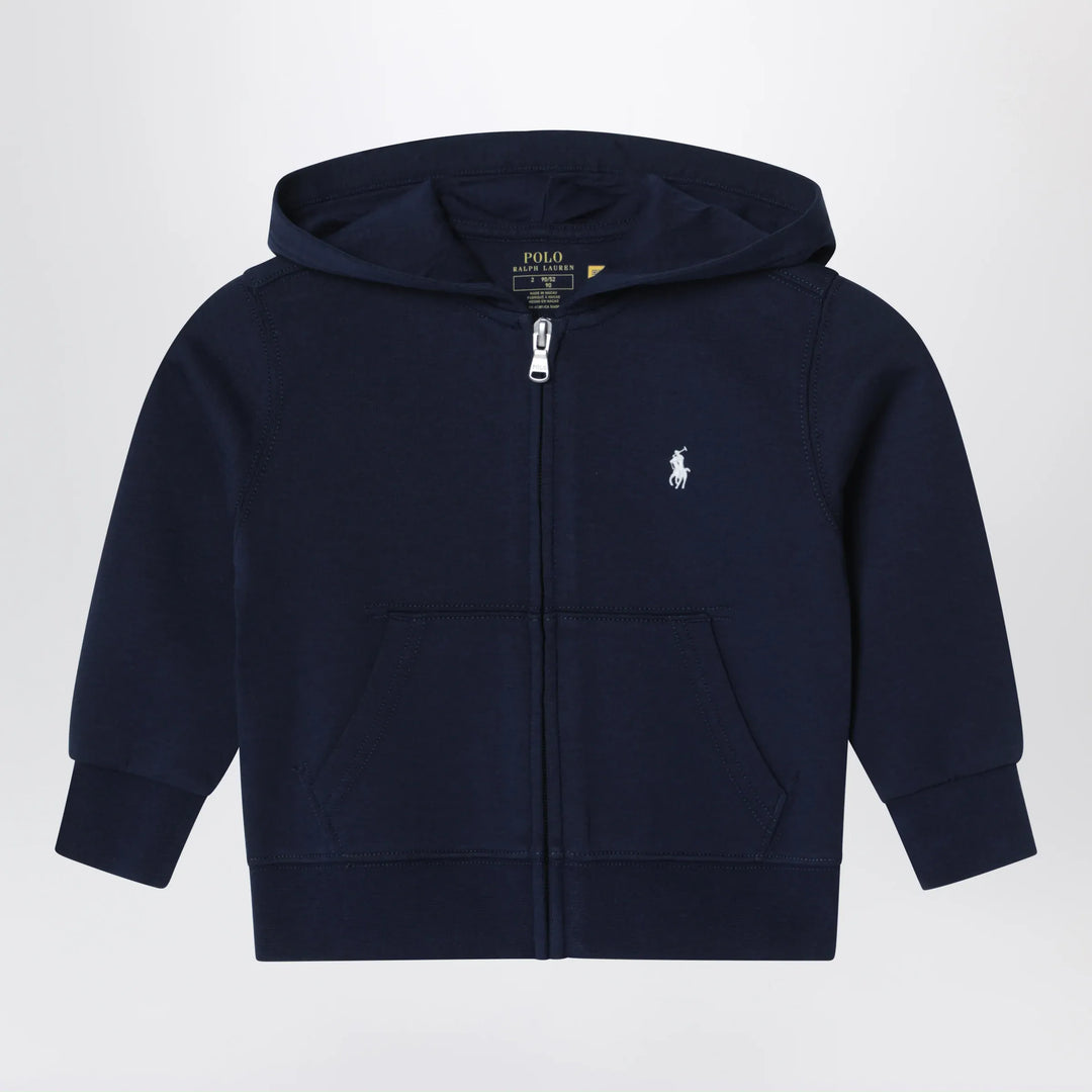 Polo Ralph Lauren - Navy blue zip-up sweatshirt Brand Apparel &amp; Accessories > Clothing > Shirts &amp; Tops