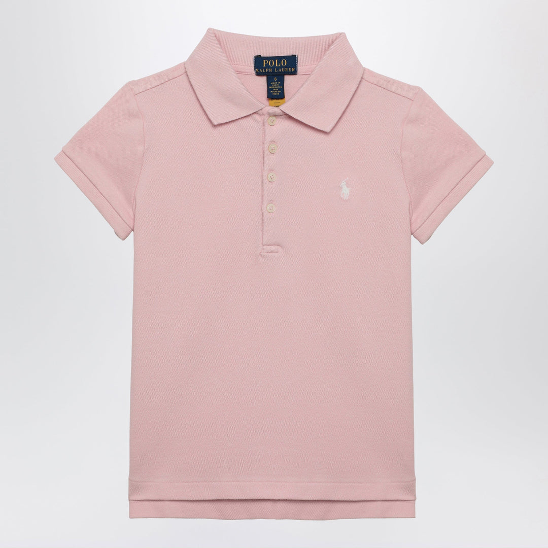 Polo Ralph Lauren - Pink cotton polo shirt with logo Brand Apparel &amp; Accessories > Clothing > Shirts &amp; Tops S