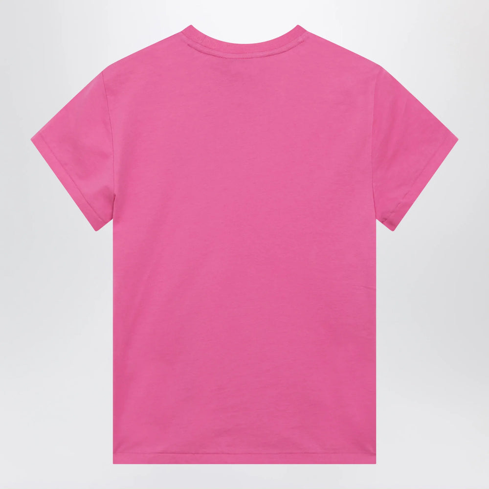 Polo Ralph Lauren - Polo Pony cotton crewneck T-shirt in accent pink Brand Apparel & Accessories > Clothing > Shirts & Tops