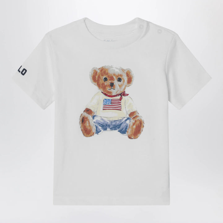 Polo Ralph Lauren - White Polo Bear T-shirt Brand Apparel &amp; Accessories > Clothing > Shirts &amp; Tops