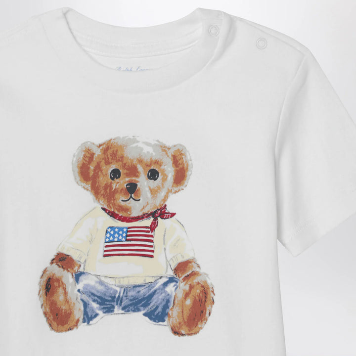 Polo Ralph Lauren - White Polo Bear T-shirt Brand Apparel &amp; Accessories > Clothing > Shirts &amp; Tops