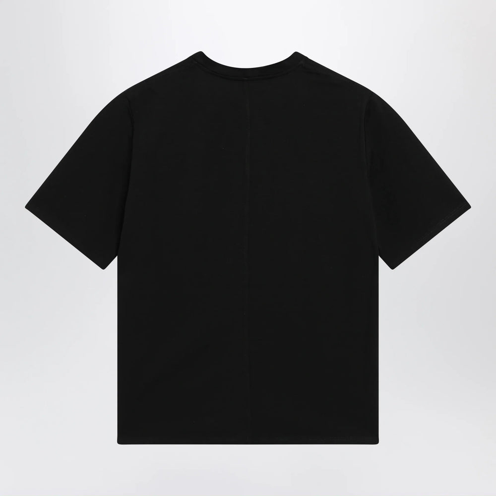 The Row - Black cotton short-sleeve crewneck T-shirt Brand Apparel & Accessories > Clothing > Shirts & Tops L