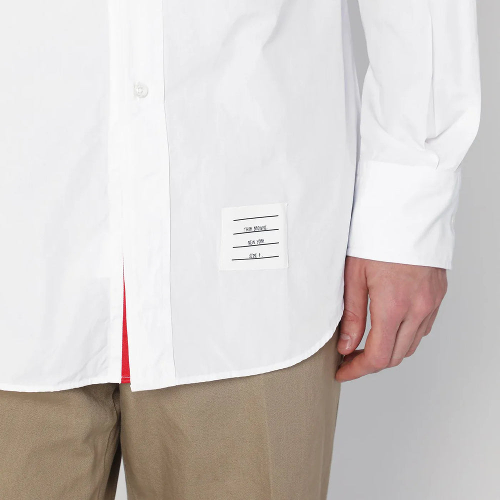 Thom Browne - White button-down cotton shirt Brand Apparel & Accessories > Clothing > Shirts & Tops 2