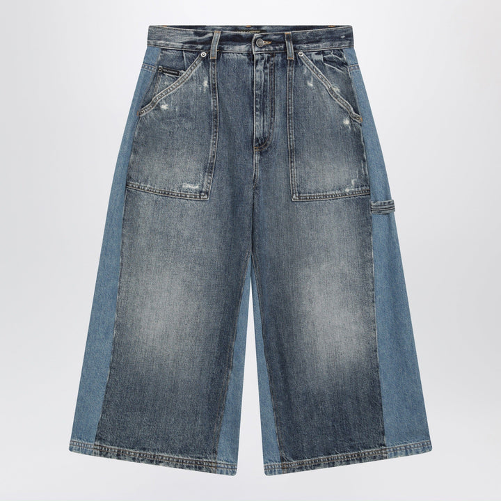 Dolce&amp;Gabbana - Multicolour denim bermuda shorts Brand Apparel &amp; Accessories > Clothing > Shorts 38  IT