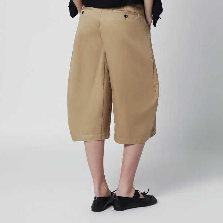 Sacai - Beige cotton chino bermuda shorts Brand Apparel &amp; Accessories > Clothing > Shorts