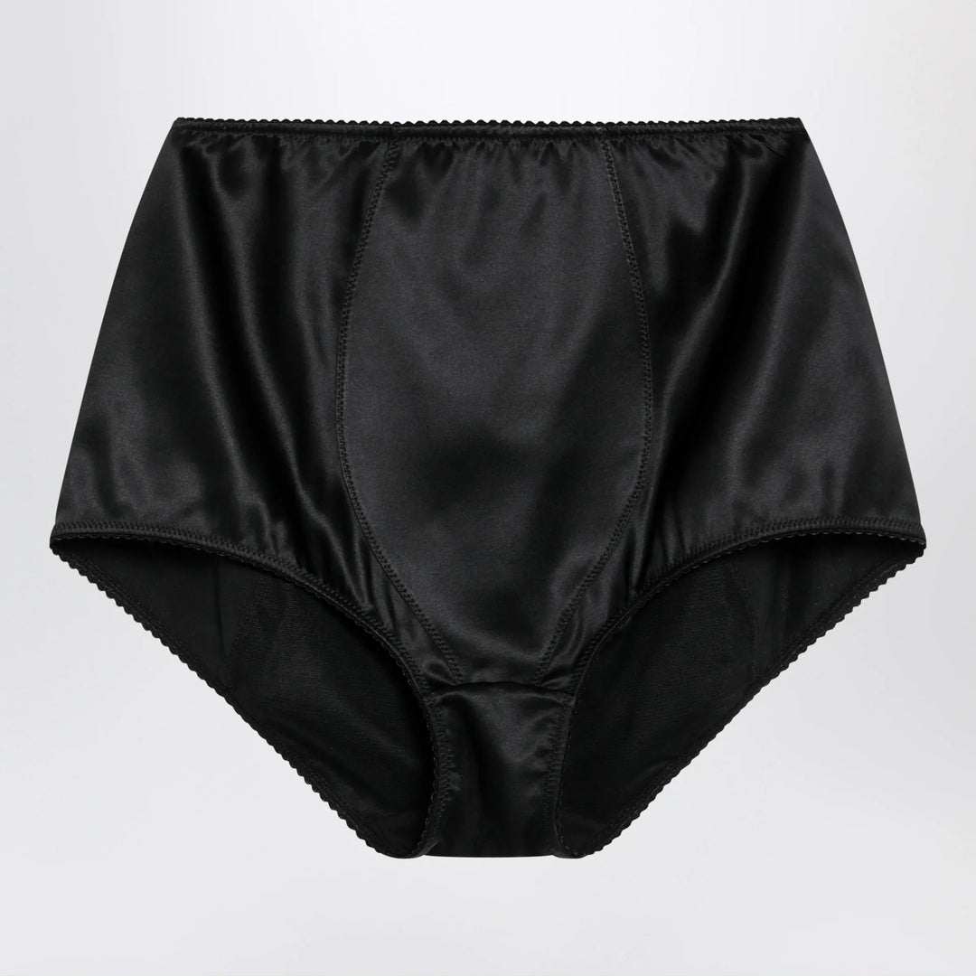 Dolce&amp;Gabbana - Black satin culottes Brand Apparel &amp; Accessories 2