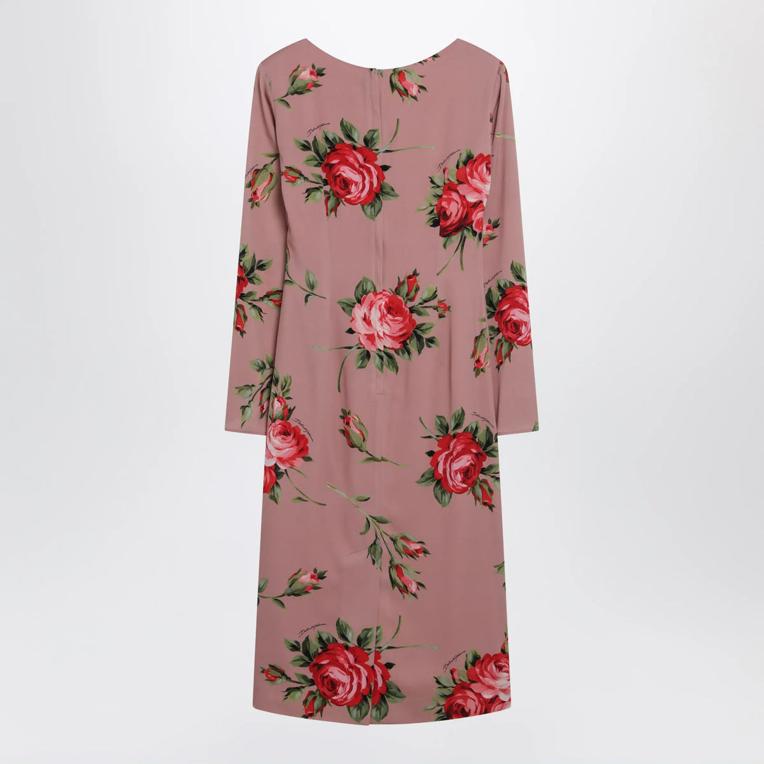 Dolce&amp;Gabbana - Bouquet rose print sheath dress Brand Apparel &amp; Accessories