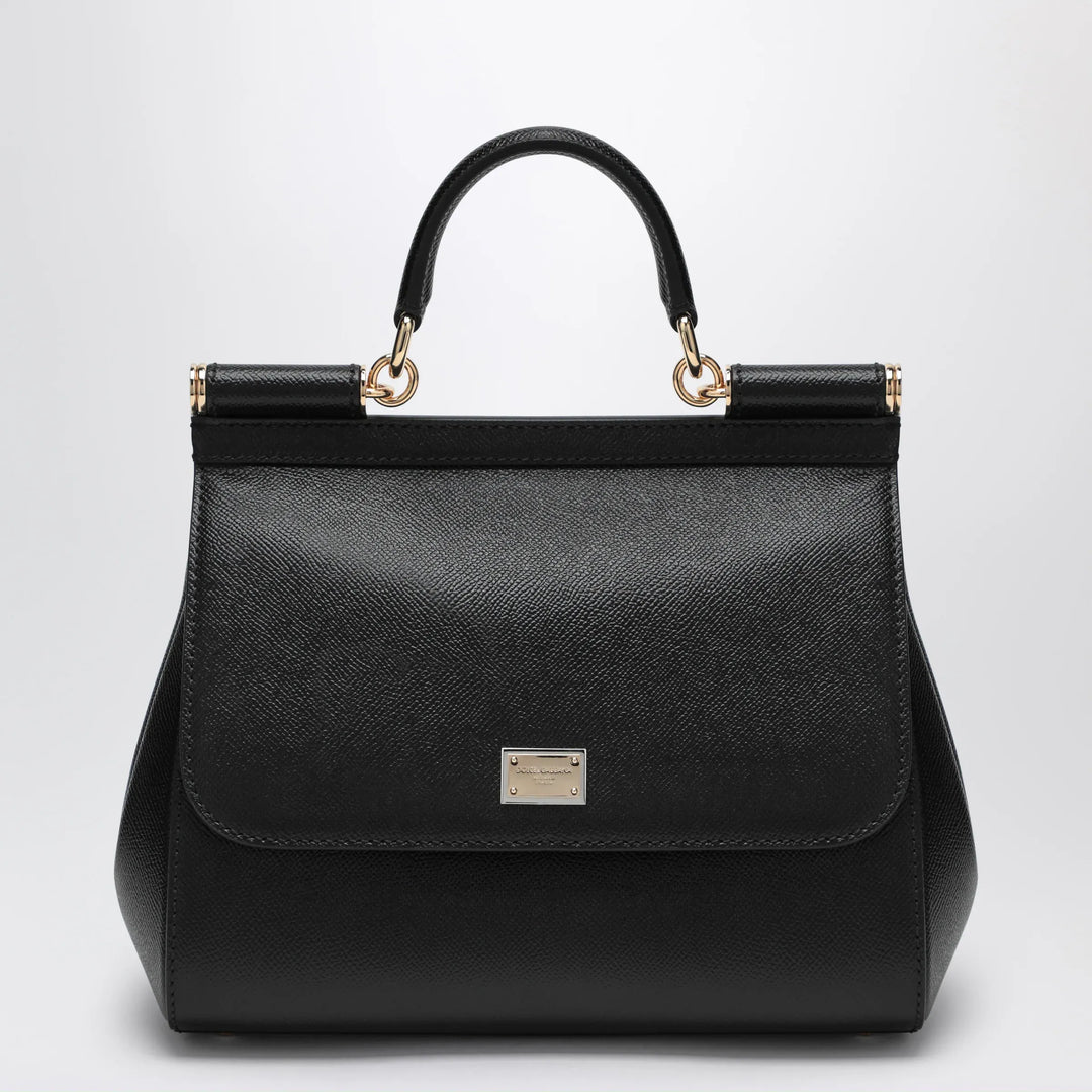 Dolce&amp;Gabbana - Large black Sicily handbag Brand Apparel &amp; Accessories U