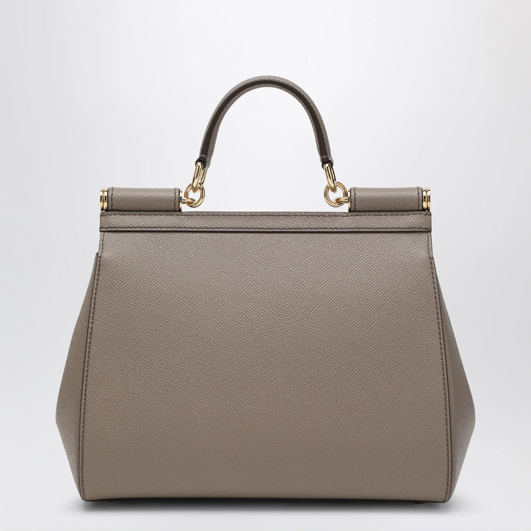 Dolce&amp;Gabbana - Large mud colour Sicily Hand Bag Brand Apparel &amp; Accessories TU