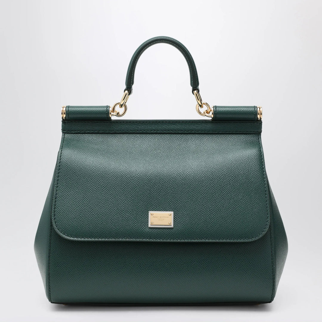 Dolce&amp;Gabbana - Large Sicily handbag in Lago green Brand Apparel &amp; Accessories TU