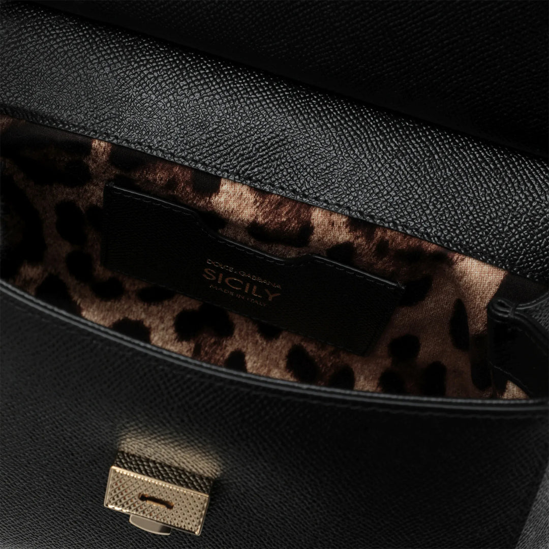 Dolce&amp;Gabbana - Medium black Sicily Hand Bag Brand Apparel &amp; Accessories