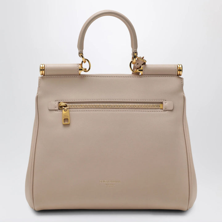 Dolce&amp;Gabbana - My Sicily small nude-colored plongé leather bag Brand Apparel &amp; Accessories TU
