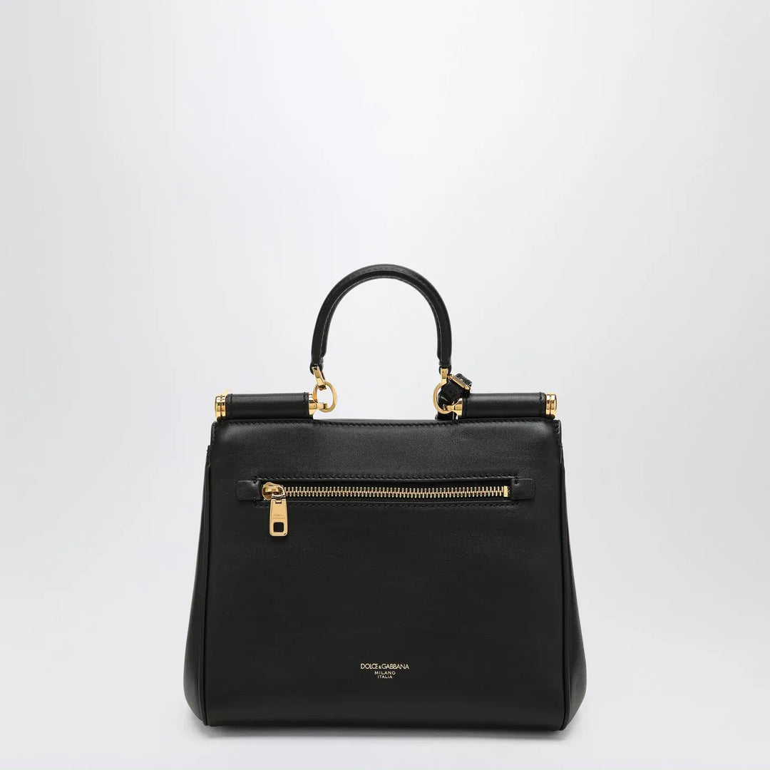 Dolce&amp;Gabbana - Shoulder bag My Sicily in black leather Brand Apparel &amp; Accessories U