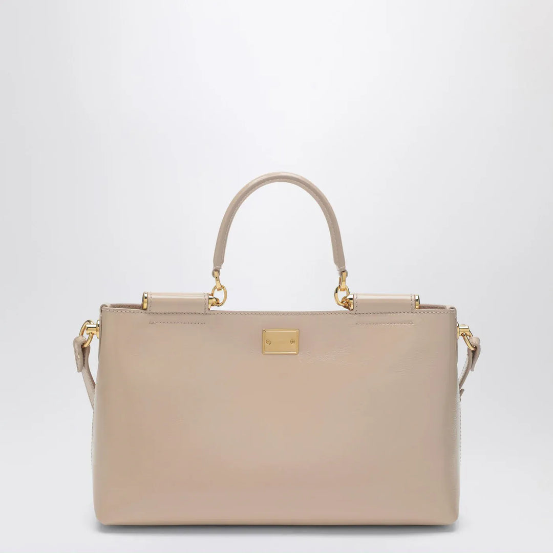 Dolce&amp;Gabbana - Vittoria handbag in flesh-coloured leather Brand Apparel &amp; Accessories TU