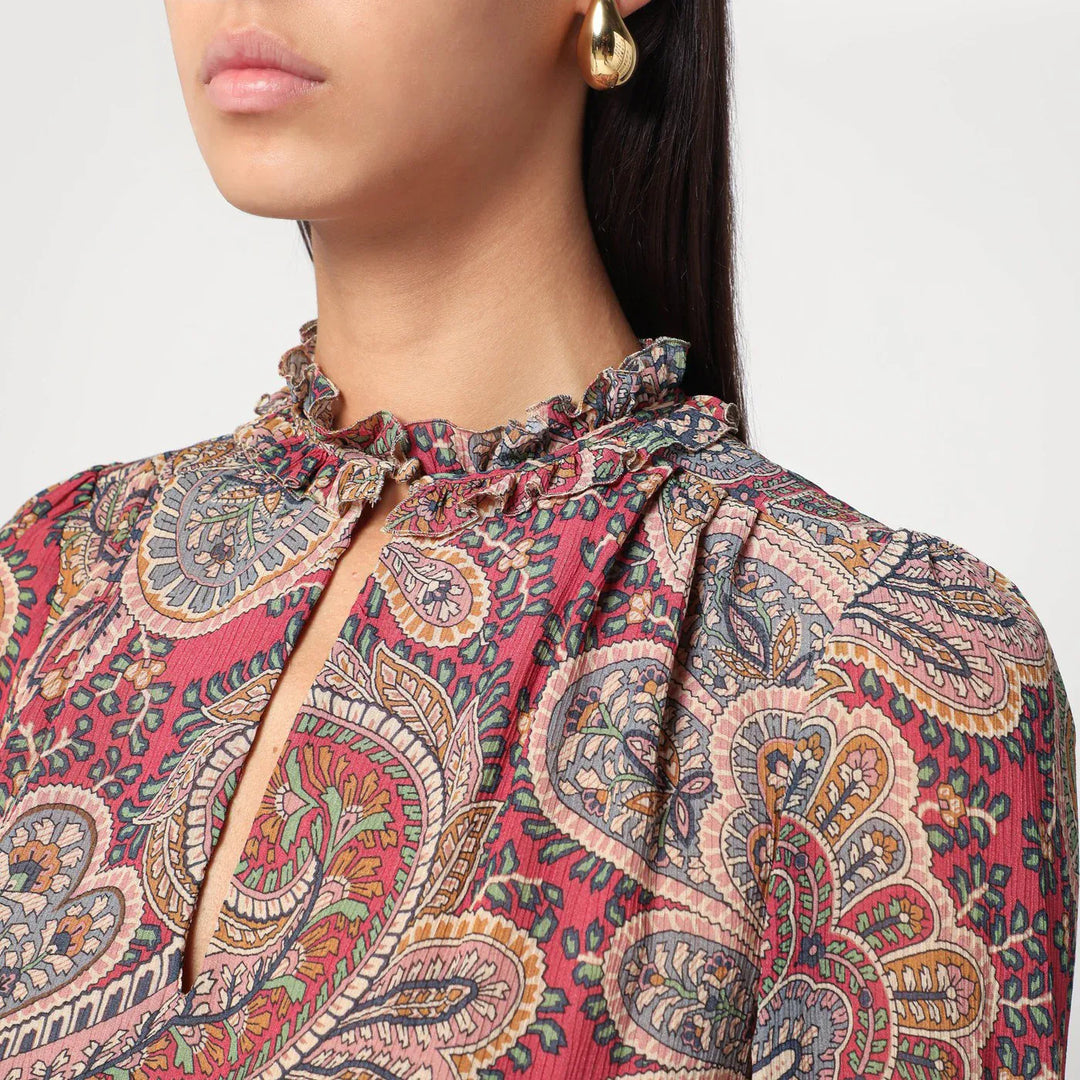 ETRO - Long dress with Paisley print Brand Apparel &amp; Accessories 40  IT