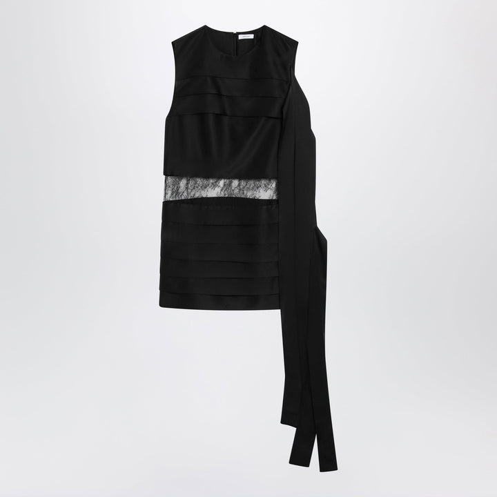 Apparel &amp; Accessories Ferragamo - Black mini dress with lace Brand