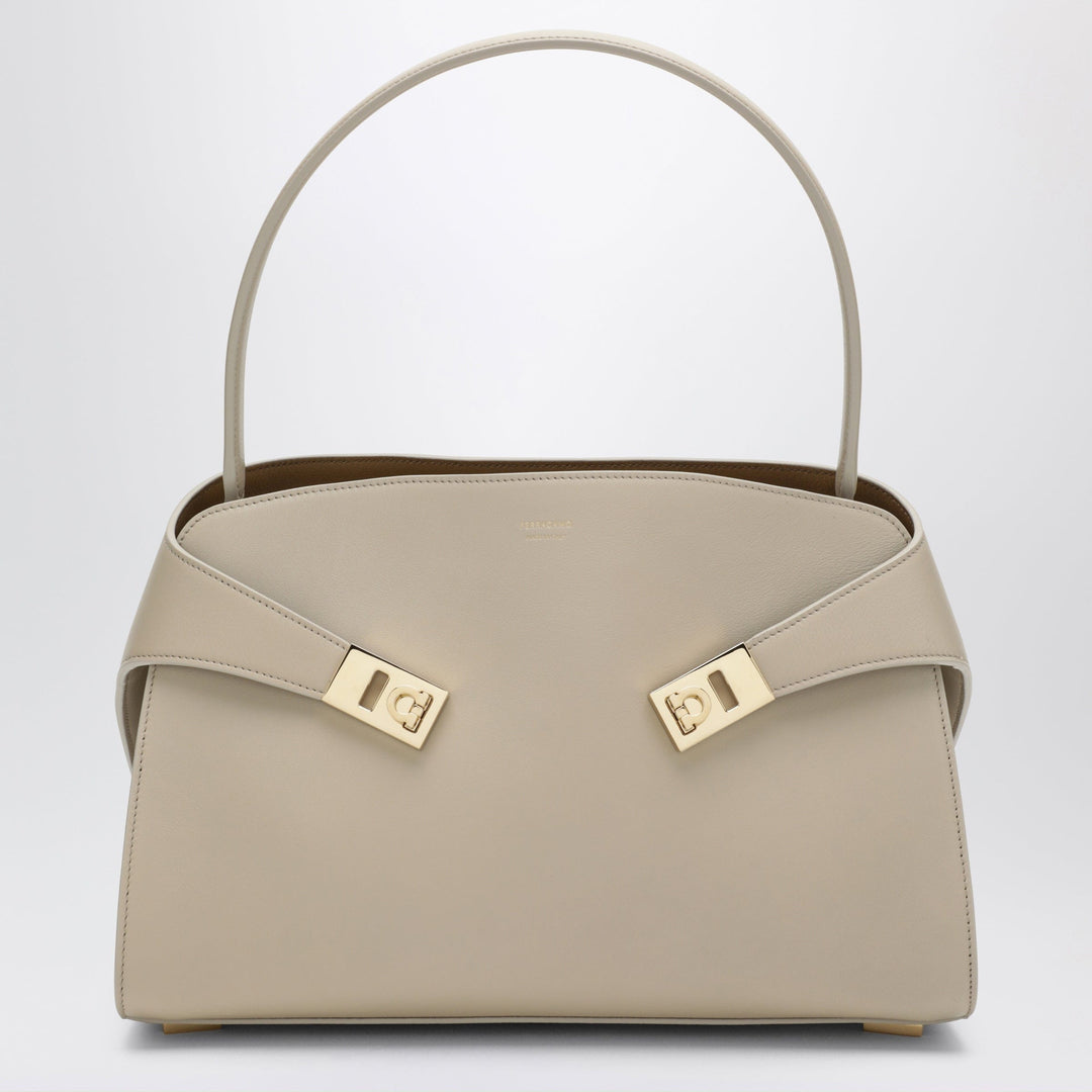 Apparel &amp; Accessories TU Ferragamo - Ivory Hug Soft M handbag in leather Brand