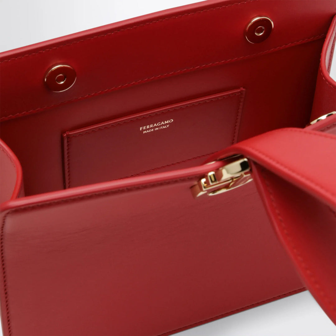 Ferragamo - Red double Gancini mini clutch Brand Apparel &amp; Accessories TU
