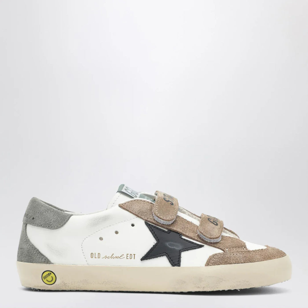 Golden Goose - White/brown/black Old School trainers Brand Apparel &amp; Accessories 35