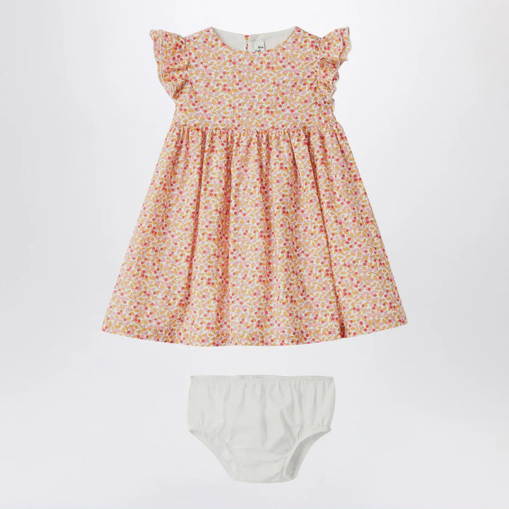 Il Gufo - Apricot dress with culotte in Liberty fabric Brand Apparel &amp; Accessories 9
