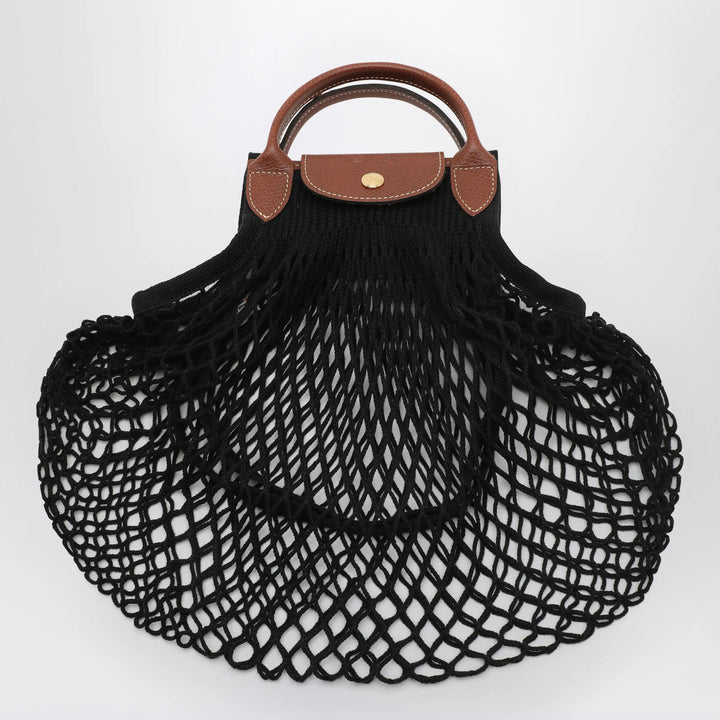 Longchamp - Black La Pliage Filet small Brand Apparel &amp; Accessories U