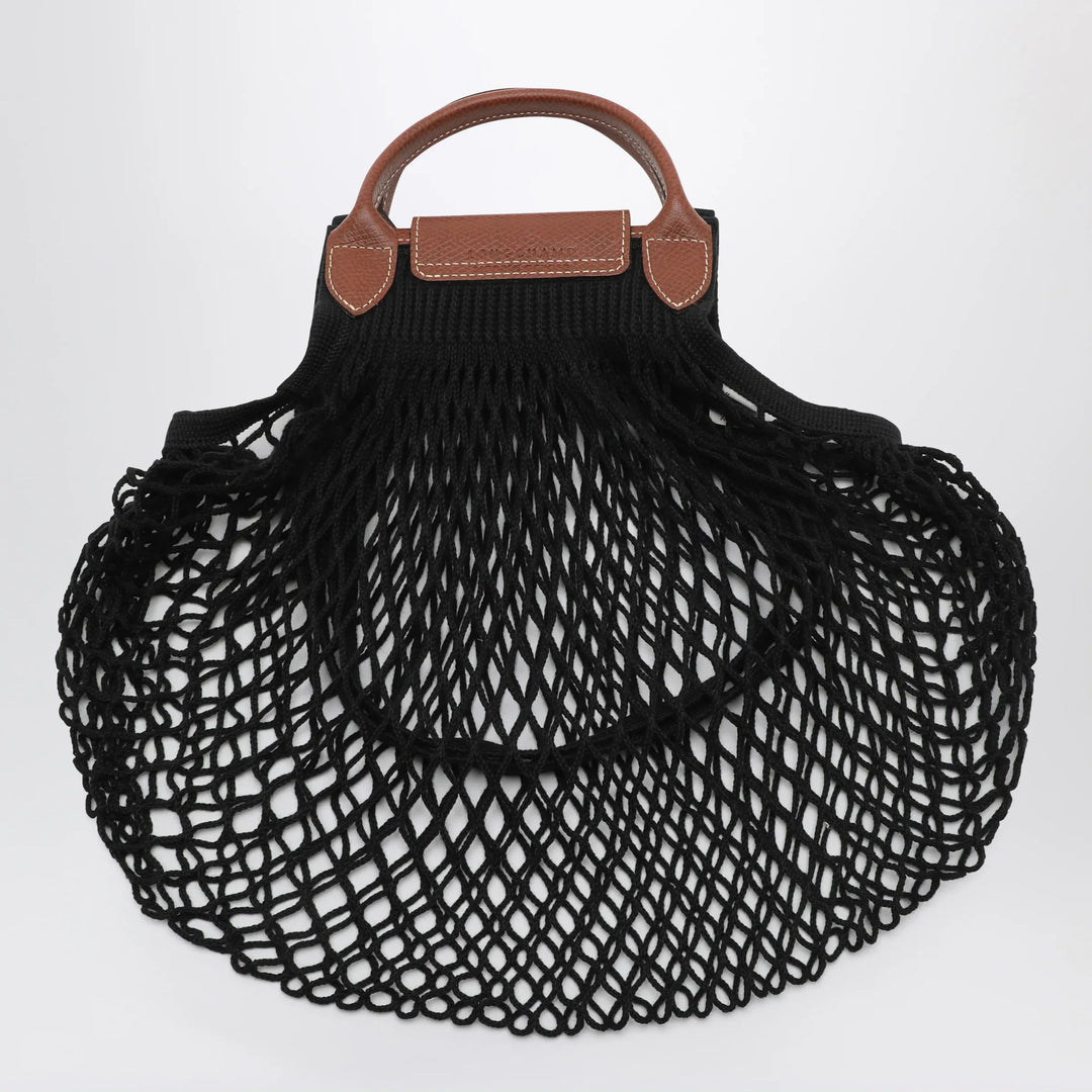 Longchamp - Black La Pliage Filet small Brand Apparel &amp; Accessories U