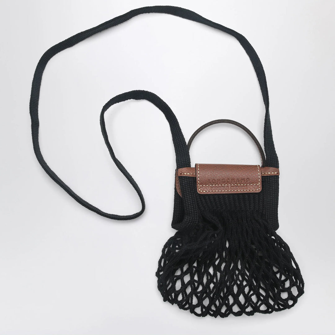 Longchamp - Black Le Pliage Filet XS bag Brand Apparel &amp; Accessories U