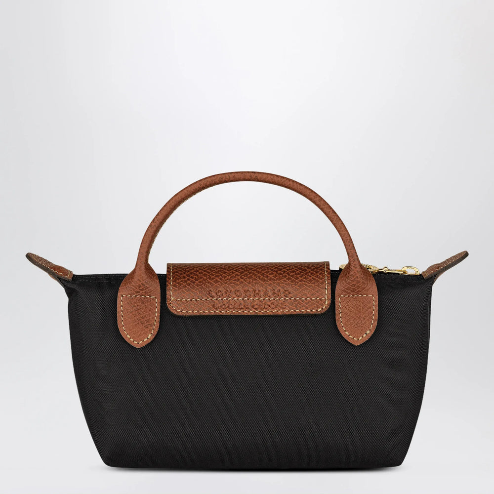 Longchamp - Le Pliage Original Pebble clutch bag black Brand Apparel & Accessories U