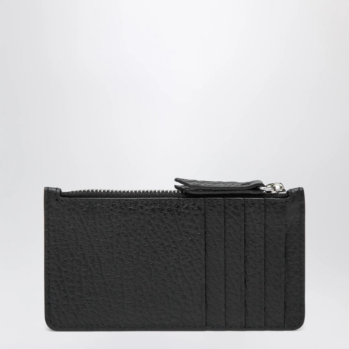 Maison Margiela - Black Four Stitches Zip Cardholder Brand Apparel &amp; Accessories U