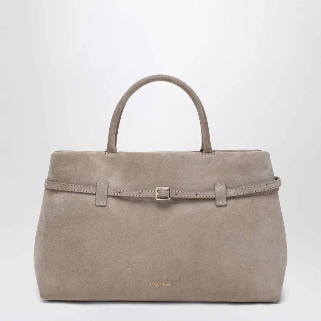 Manu Atelier - Le Cambon 35 Sughero bag in suede Brand Apparel &amp; Accessories TU