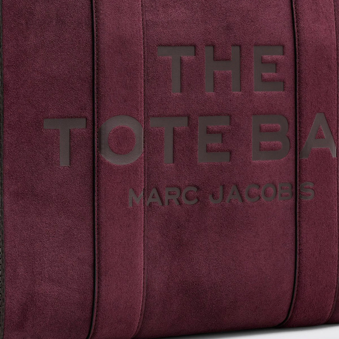 Marc Jacobs - The Large Tote Bag in suede Dark Plum Brand Apparel &amp; Accessories TU