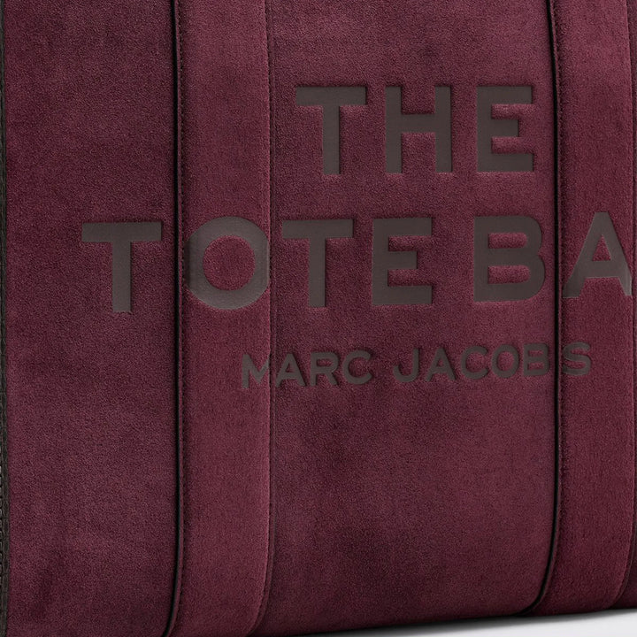 Marc Jacobs - The Large Tote Bag in suede Dark Plum Brand Apparel &amp; Accessories TU